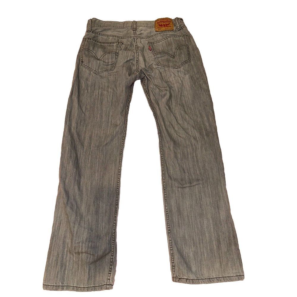 Levi's Men's Straight Jeans in Washed Gray